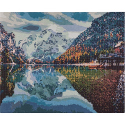 Dimanta mozaīka 40x50 cm, Ezers, Grafix, 7092-CR2101/GE