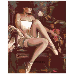 Glezna pēc numuriem 40x50 cm, Glezna pēc numuriem / KTMK-59187