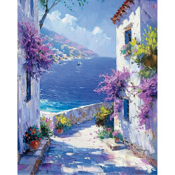 Dimanta mozaīka 40x50 cm, Vidusjūras Sapnis, varvikas, LG370e