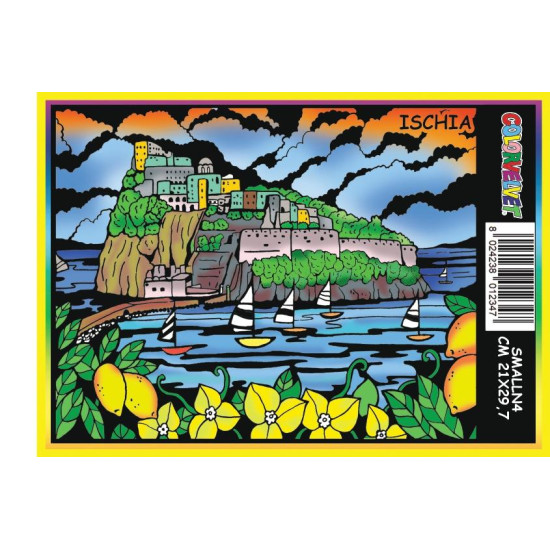Colorvelvet, Väike pilt A4, Ischia saar, VÄIKE N4