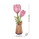 3D puinen palapeli, Vaaleanpunainen Tulppaani, Rowood, TW082