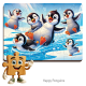 Puupalapeli, Iloiset pingviinit (40 kpl), woodencity, CH 99126-MH
