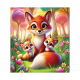 Wooden puzzle, Whimsical fox family (20 pcs), woodencity, CH 99058-SV