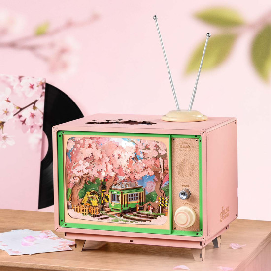 3D koka puzle, Sapņu tūre uz Sakuru, Rolife, AMT02