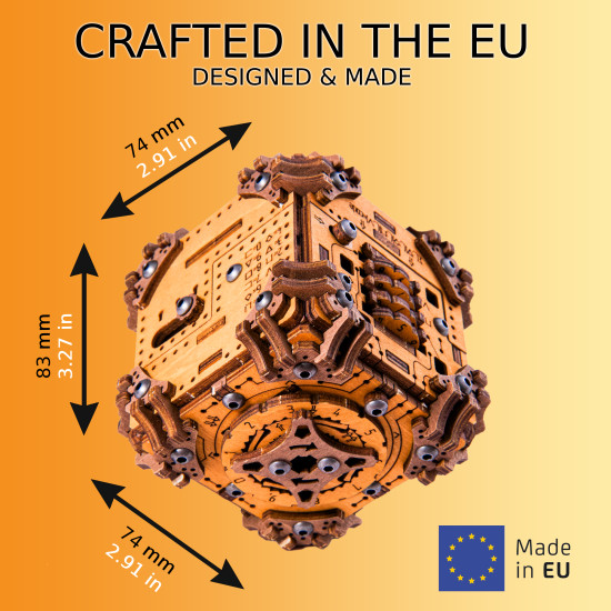 3D koka puzle, Tesaraktu Noslēpums, woodencity, WR362