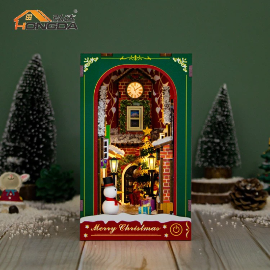 3D Miniatuurne nukumaja, Jõulutalv, Hongda, DMH-PC2417