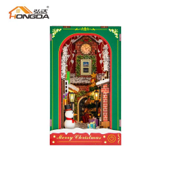 3D Miniatūra māja, Ziemassvētku ziema, Hongda, DMH-PC2417