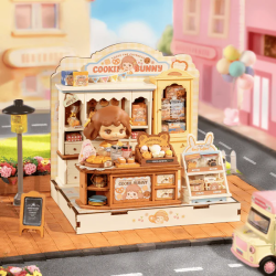 3D Miniatuurne nukumaja, Jänku Cookii küpsisepood, DG177