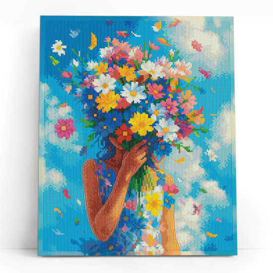 Алмазная мозаика, Аромат нежности, 40x50, Varvikas, LG402e