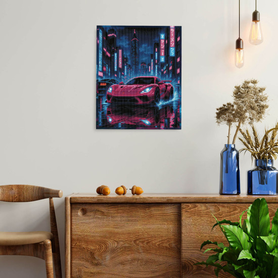 Dimantu mozaīka, Pilsētas spoks, 40x50, Varvikas, LG398e