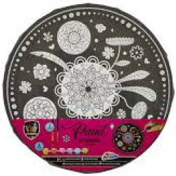 Glezna pēc numuriem ar rāmi, Mandala, D-30 cm, Moxy, 15086/1