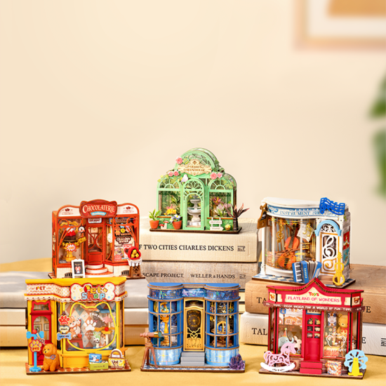 3D Miniatiūrinis namelis, Whimsy Toy Shop, robotime, DS044