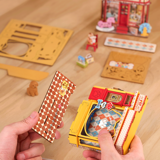 3D Miniatiūrinis namelis, Whimsy Toy Shop, robotime, DS044