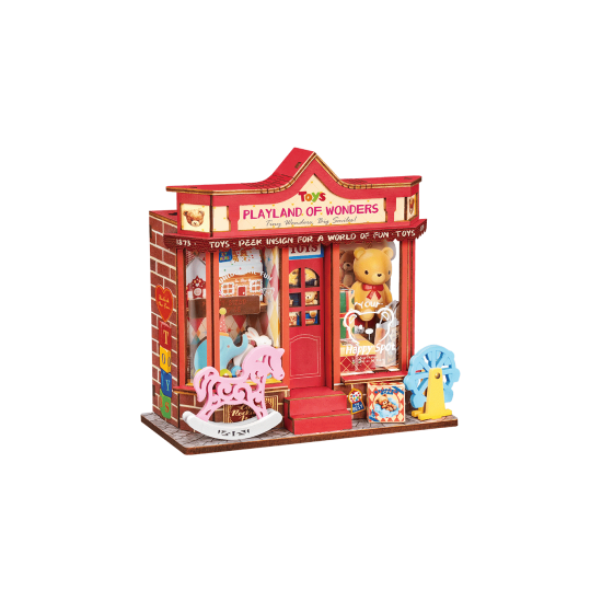 3D Miniatiūrinis namelis, Whimsy Toy Shop, robotime, DS044