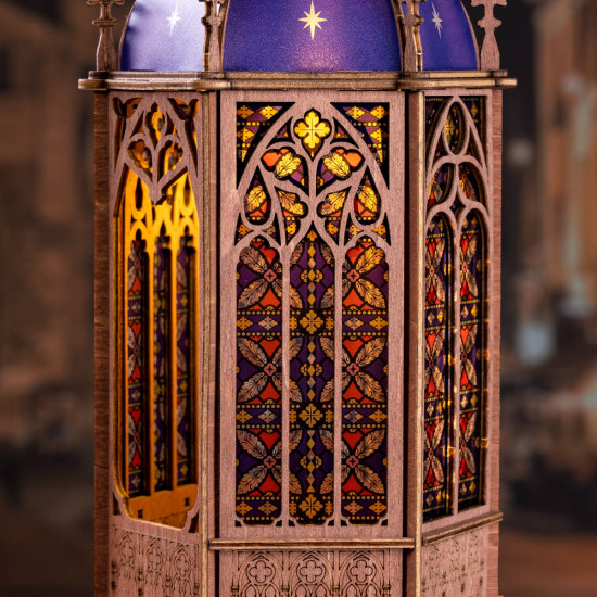 Puidust 3D pusle, Starry Dome Cathedral, robotime, TGA02