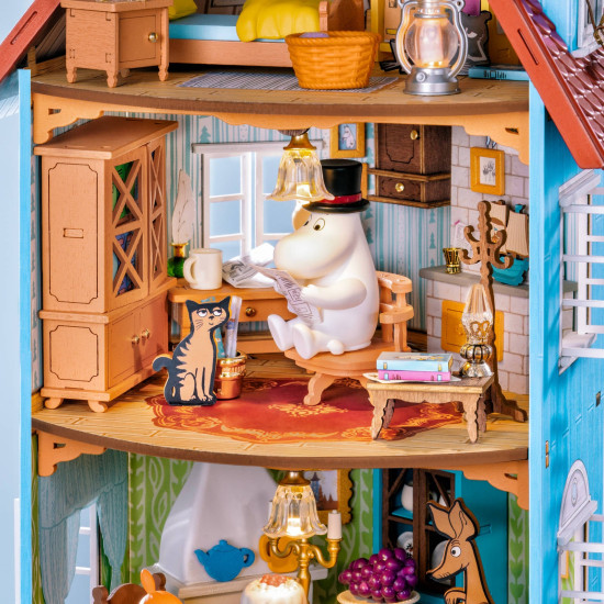 3D Miniatuurmaja komplekt, Moominhouse, robotime, DA009
