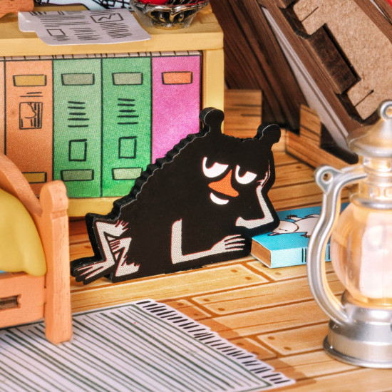 3D Miniatuurmaja komplekt, Moominhouse, robotime, DA009