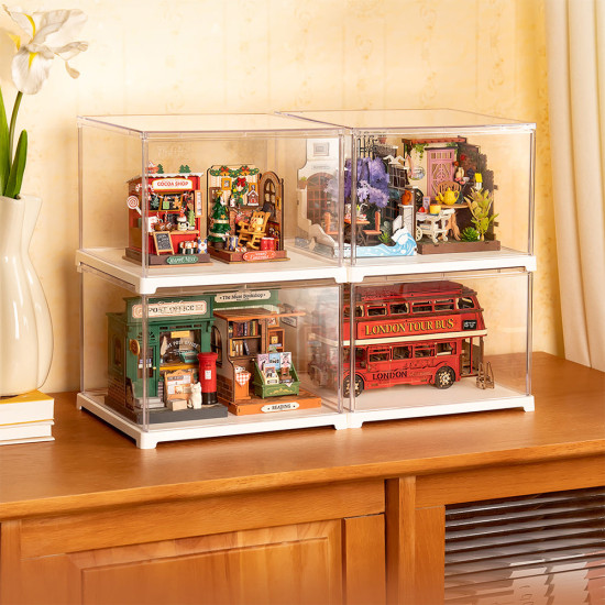 Koka 3D puzle, Dust Cover / Display Case Landscape S, robotime, DF04L