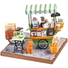 3D Miniatūrās mājas komplekts, Aromatic Coffee Cart, robotime, DG182