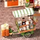 3D Miniatūrās mājas komplekts, Aromatic Coffee Cart, robotime, DG182