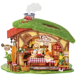 3D Miniatūrās mājas komplekts, Fluffy Grove, robotime, DG184