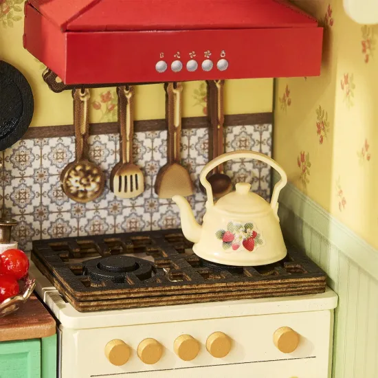 3D Miniatuurmaja komplekt, Sunlit Farmhouse Kitchen, robotime, DH101