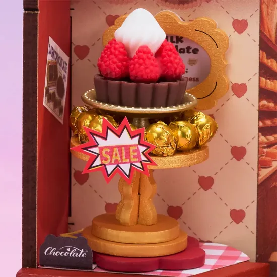 3D Miniatuurmaja komplekt, Sweet Chocolate Shop, robotime, DS046