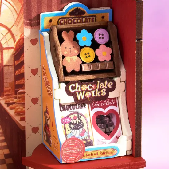 3D Miniatuurmaja komplekt, Sweet Chocolate Shop, robotime, DS046