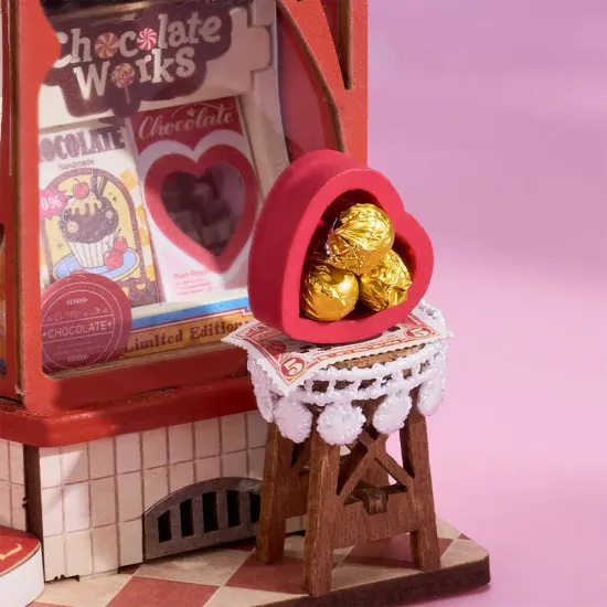 3D Miniatuurmaja komplekt, Sweet Chocolate Shop, robotime, DS046