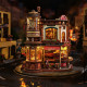 3Д Миниатюрный домик, Dream Coffee Factory, robotime, EAB02