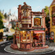 3Д Миниатюрный домик, Dream Coffee Factory, robotime, EAB02
