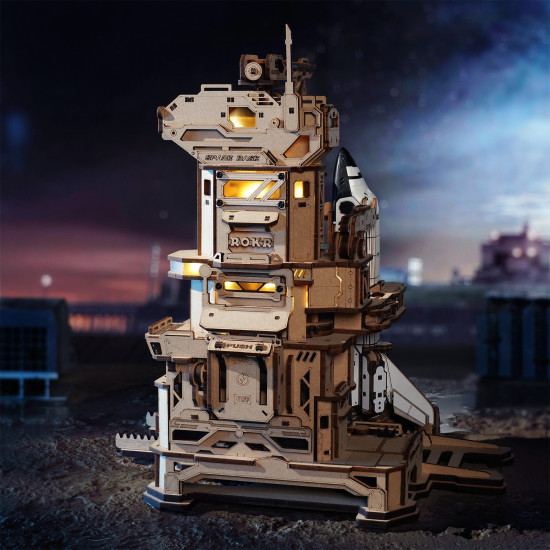Деревянный 3D пазл, Space Shuttle, 446 дет., robotime, LKA02