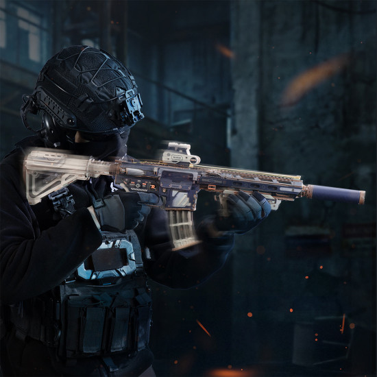 Medinė 3D dėlionė, M416 Carbine, robotime, LQB02