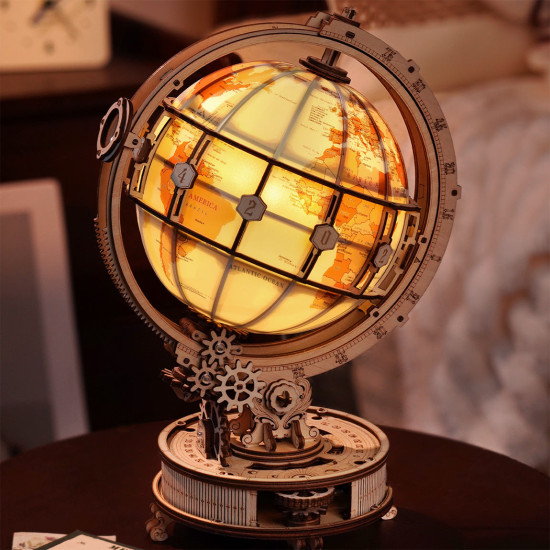 Koka 3D puzle, Luminous Globe (Electric Version), 180 det., robotime, ST003D