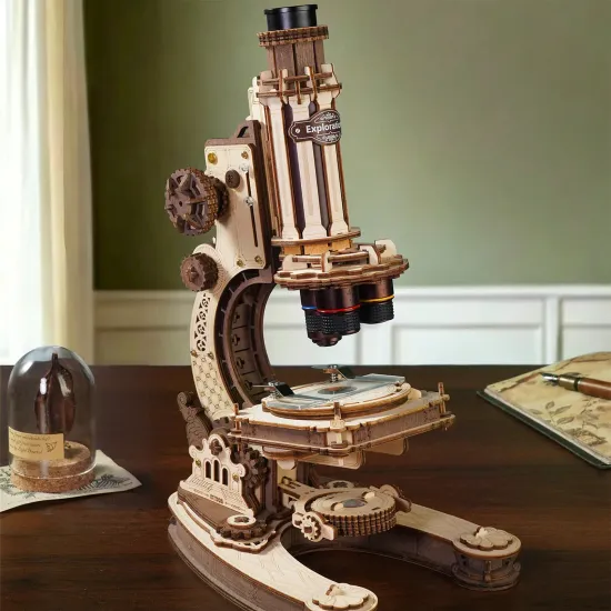 Деревянный 3D пазл, Microscope, robotime, ST005