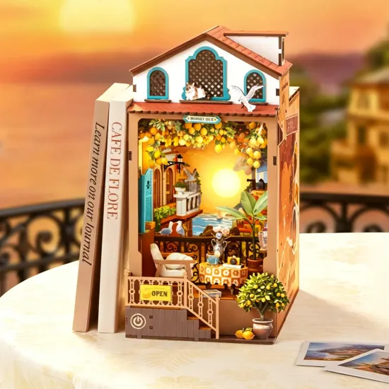 Миниатюрный домик, Book Nook Sunset Isle, Rolife, TGB18