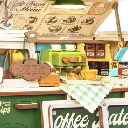 Koka 3D puzle, Leo's Coffee Truck, 189 det., robotime, TGS07