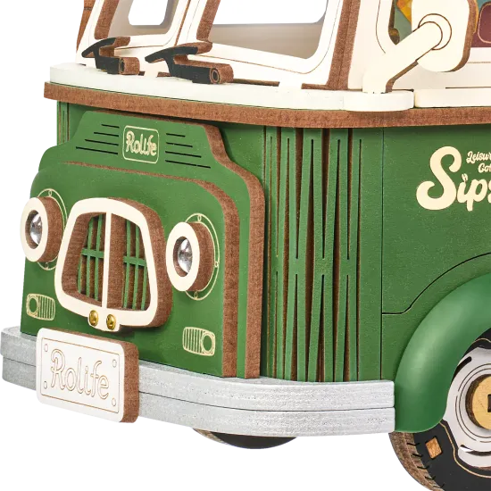 Koka 3D puzle, Leo's Coffee Truck, 189 det., robotime, TGS07