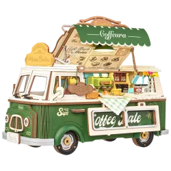 Koka 3D puzle, Leo's Coffee Truck, 189 det., robotime, TGS07
