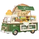 Koka 3D puzle, Leo's Coffee Truck, 189 det., robotime, TGS07