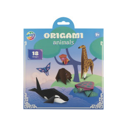 Origami, 19.5×19.5 cm, 18 designs, animals, Moxy, 100111/A