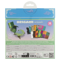 Origami, 19.5×19.5 cm, 18 designs, animals, Moxy, 100111/A