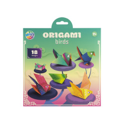 Origami, 19.5×19.5 cm, 18 designs, birds, Moxy, 100111/B
