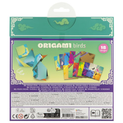Origami, 19.5×19.5 cm, 18 designs, birds, Moxy, 100111/B