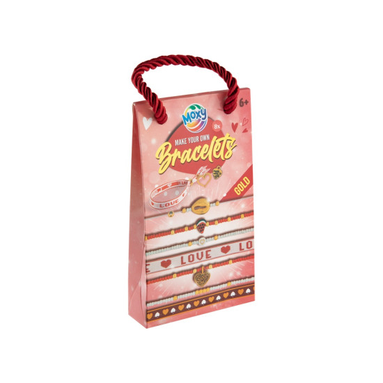 Apyrankių rinkinys, 8 apyrankės, auksas, Moxy, 240025/G