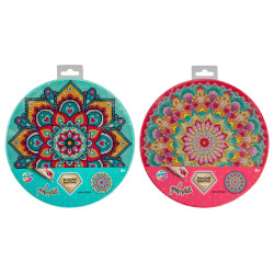 Deimantinė mandala, apvali, 30 cm, raudona, Moxy, 260016/3