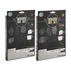 A4 scratch set, celebration cake, Grafix, 220022/2