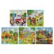 Wooden puzzle, 9 pieces, 15×15 cm, Moxy, 400090