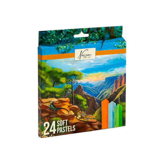 Soft pastels, 24 pcs, Nassau, AR0409/GE