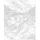 Glezna pēc numuriem, Vilciens zem ziemeļblāzmas, 40x50, Oh-art, ANG1148